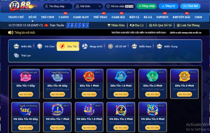 Hướng dẫn chơi SXST 5 phút cho tân thủ